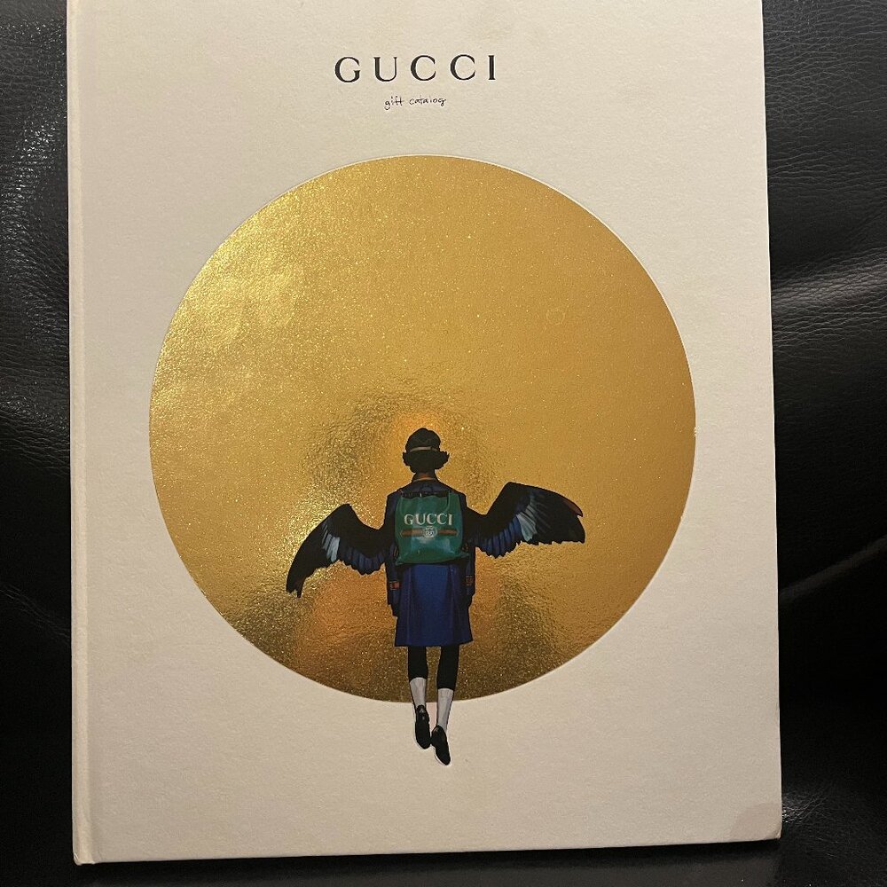 Gucci Gift Catalog 2017 Hardcover Book(Stickers inside)